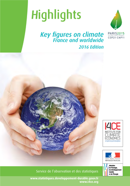 Key Figures on Climate France and Worldwide 2016 Edition