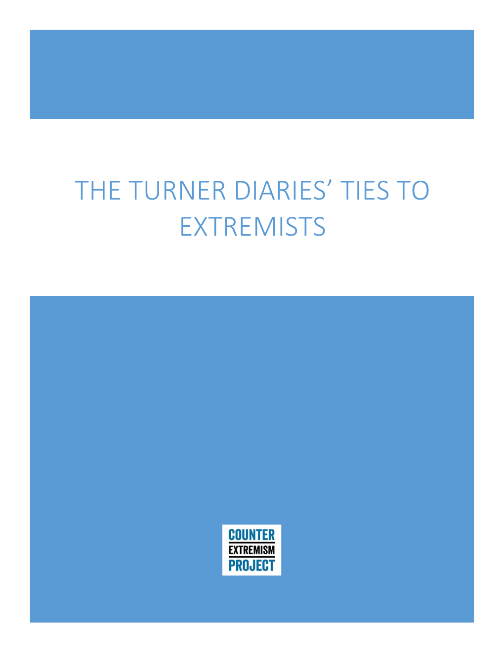 The Turner Diaries' Ties to Extremists