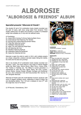 Alborosie “Alborosie & Friends“ Album