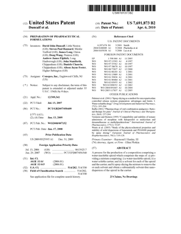 (12) United States Patent (10) Patent No.: US 7.691,873 B2 Duncalfetal