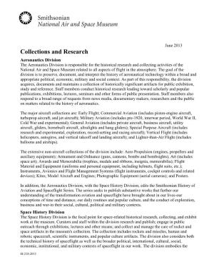 Collections and Research