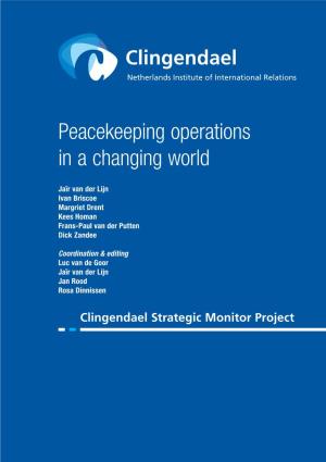 Peacekeeping Operations in a Changing World