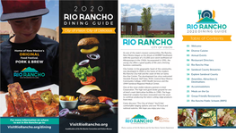 View, Download Or Print the Official Rio Rancho Dining Guide!