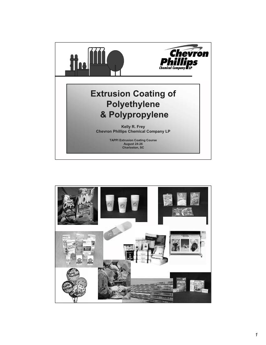 Extrusion Coating of Polyethylene & Polypropylene