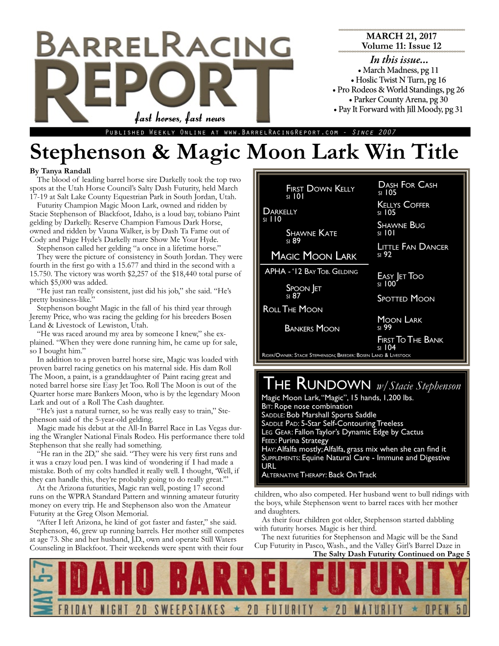 Stephenson & Magic Moon Lark Win Title