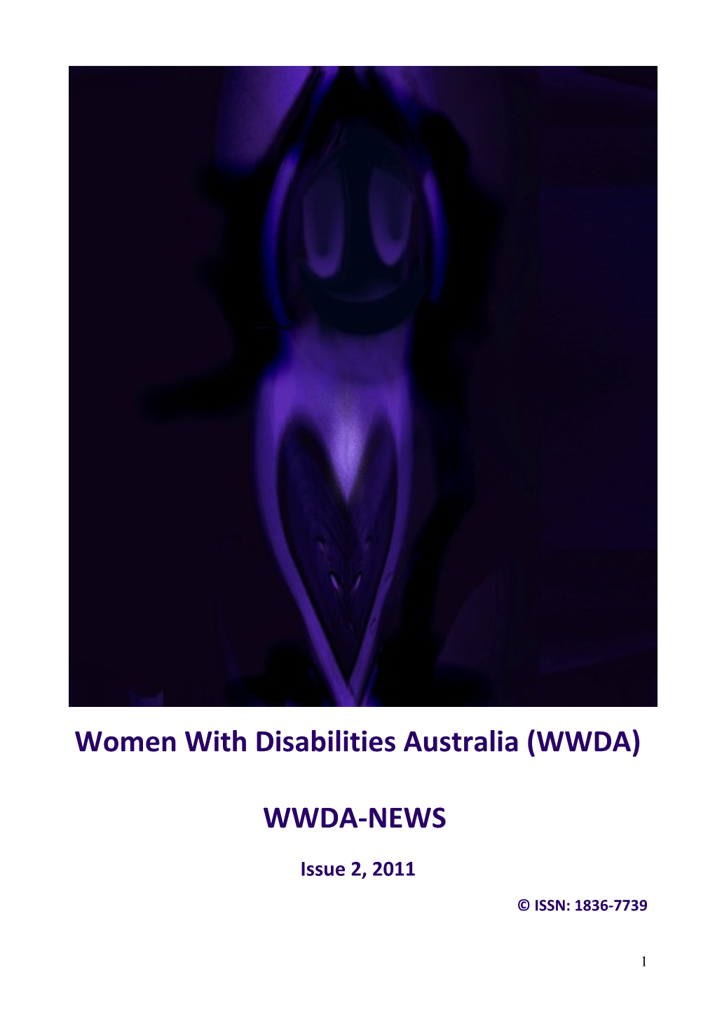 Prepared by Carolyn Frohmader for Women with Disabilities Australia (WWDA)