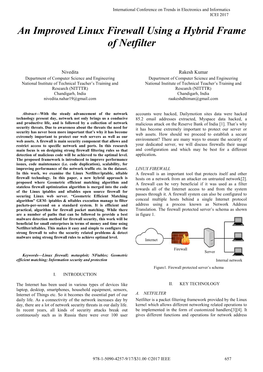 An Improved Linux Firewall Using a Hybrid Frame of Netfilter