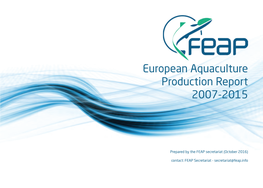 European Aquaculture Production Report 2007-2015