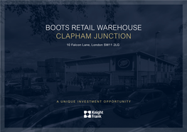 Boots Retail Warehouse Clapham Junction