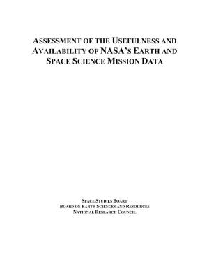 Assessment of the Usefulness and Availability of Nasa's Earth And