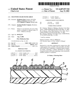 (12) United States Patent (10) Patent No.: US 6,607,873 B2 (*) Notice