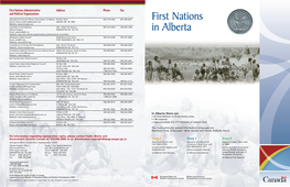First Nations in Alberta