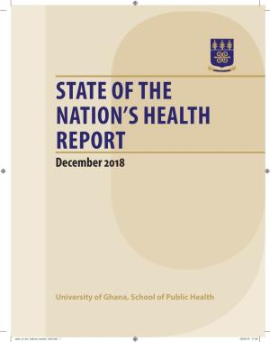 State of the Nation's Health Report