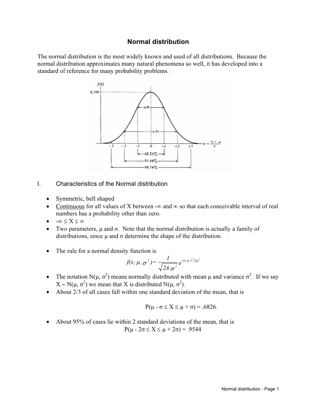 Normal Distribution