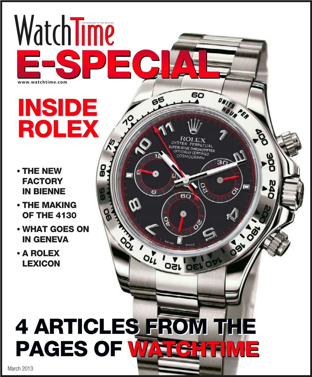 Inside Rolex