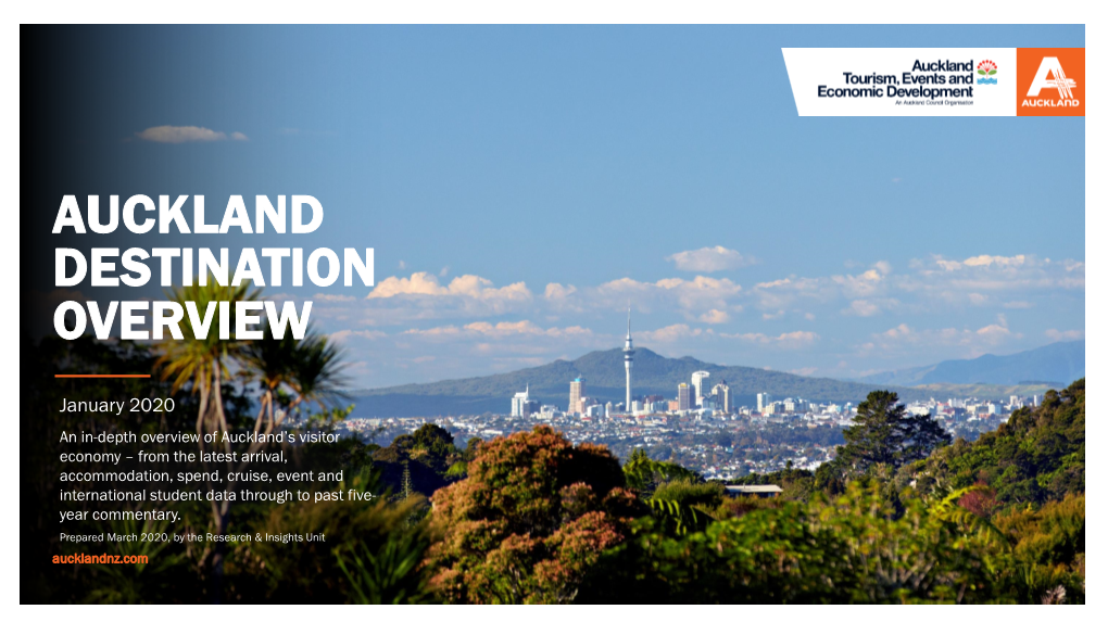 Auckland Destination Overview