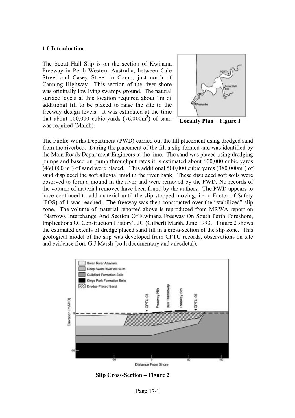 Page 17-1 1.0 Introduction the Scout Hall Slip Is on the Section Of