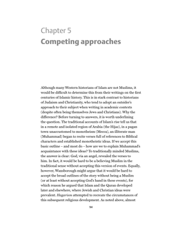 Competing Approaches