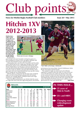 Hitchin 1XV 2012-2013