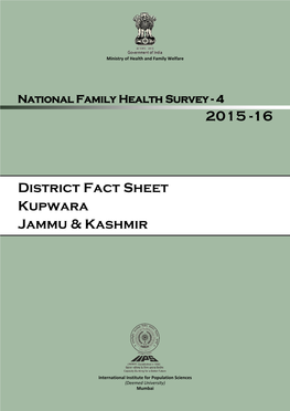 District Fact Sheet Kupwara Jammu & Kashmir