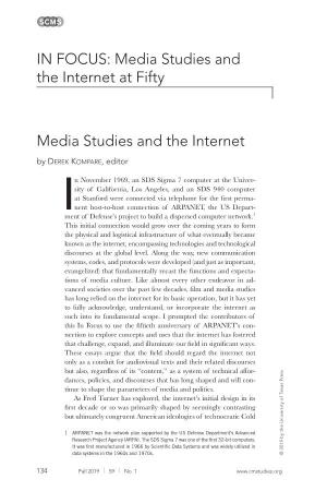 IN FOCUS: Media Studies and the Internet at Fifty
