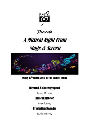 A Musical Night from Stage & Screen