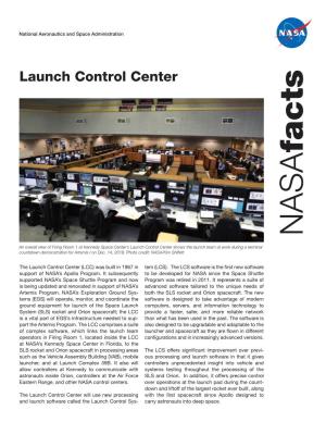 Launch Control Center 2 NASA Facts