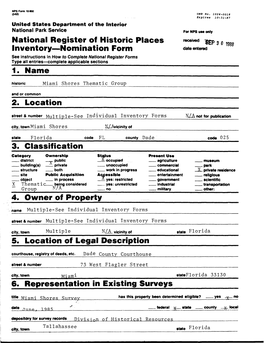 National Register of Historic Places Inventory Nomination Form 1