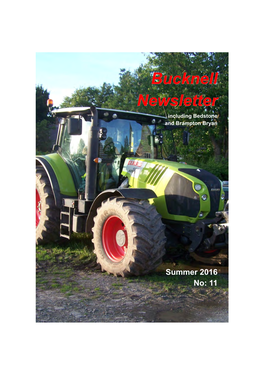 Bucknell Newsletter Including Bedstone and Brampton Bryan