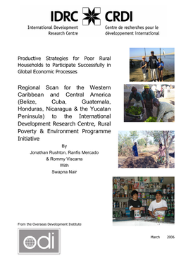 Productive Strategies for Poor Rural Households to Participate Successfully in Global Economic Processes