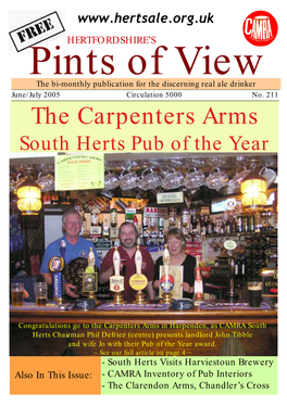 Pints of View the Bi-Monthly Publication for the Discerning Real Ale Drinker