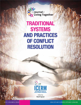Traditional Systems and Practices of Conflict Resolution
