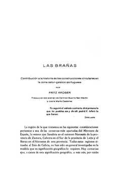 Las Brañas. Contribución a La Historia De Las Construcciones Circulares En Zon[...]