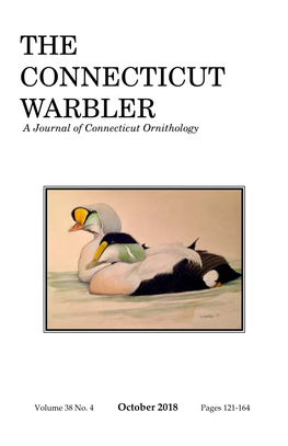 THE CONNECTICUT WARBLER a Journal of Connecticut Ornithology