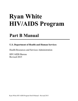 Ryan White HIV/AIDS Program