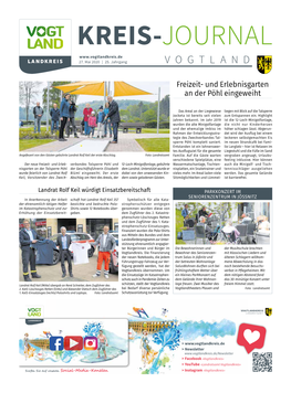 Kreis-Journal Vogtland Mai 2020