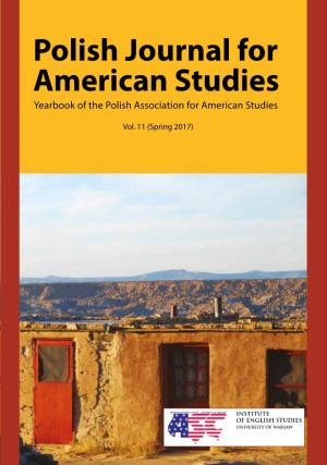 Polish Journal for American Studies Yearbook of the Polish Association for American Studies
