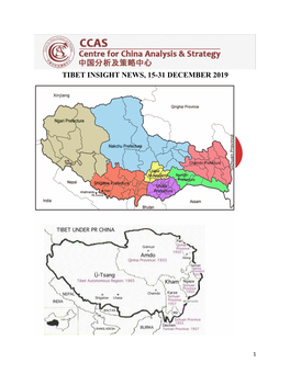 Tibet Insight News, 15-31 December 2019