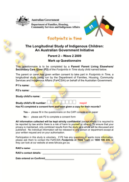 The Longitudinal Study of Indigenous Children: an Australian Government Initiative