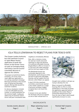 GLA Tells Lewisham to Reject Plans for Tesco Site