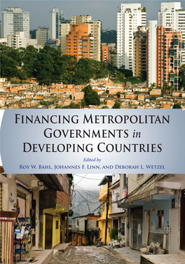 Metropolitan Public Finances: the Case of Mumbai