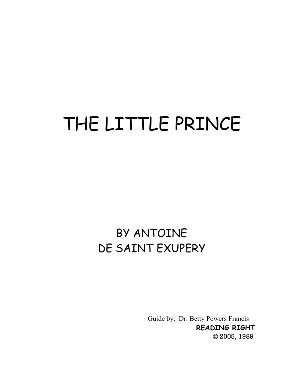 The Little Prince