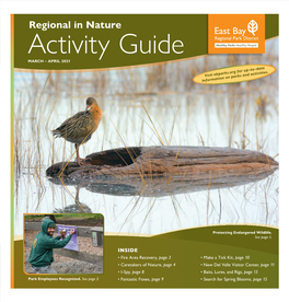 Regional in Nature Activity Guide MARCH – APRIL 2021