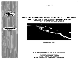 Use of Temperature Control Curtains to Control Reservoir Release PR Water Temperatures 6