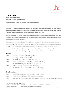 CV Caryn Koh Rev 3.0 (2020)