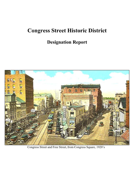 Congress Street Historic District