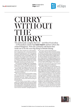 Curry Without the Hurry