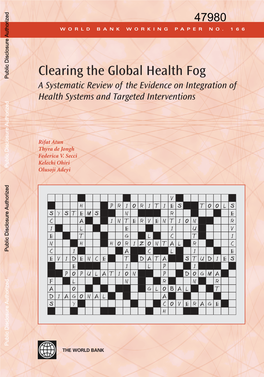 A Systematic Review of the Evidence on Integration of Health Systems and Targeted Interventions