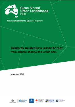 Risks to Australia's Urban Forest from Climate Change and Urban Heat