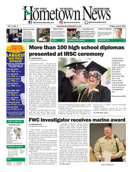 More Than 100 High School Diplomas Presented at IRSC Ceremony